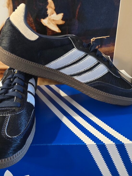 adidas Originals Other - Adidas Samba Pony Hair Night Indigo JS3934 Shoes Mens US Size 10 NEW